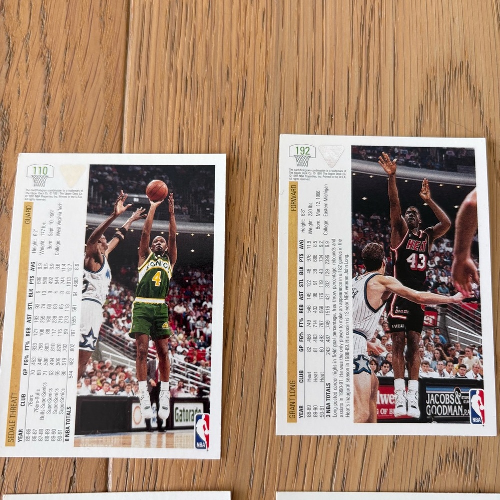 Upper Deck Vintage Basketball Trading Cards Collection ‘91-92 - Picture 11 of 11